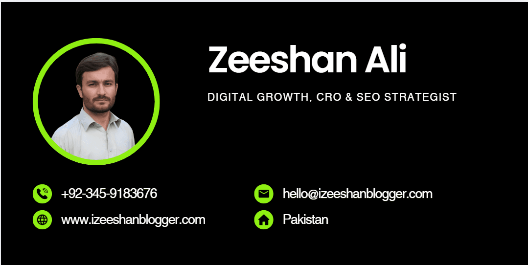 Zeeshan Ali Yousafzai | Local SEO and CRO Specialist in Pakistan gallery 2